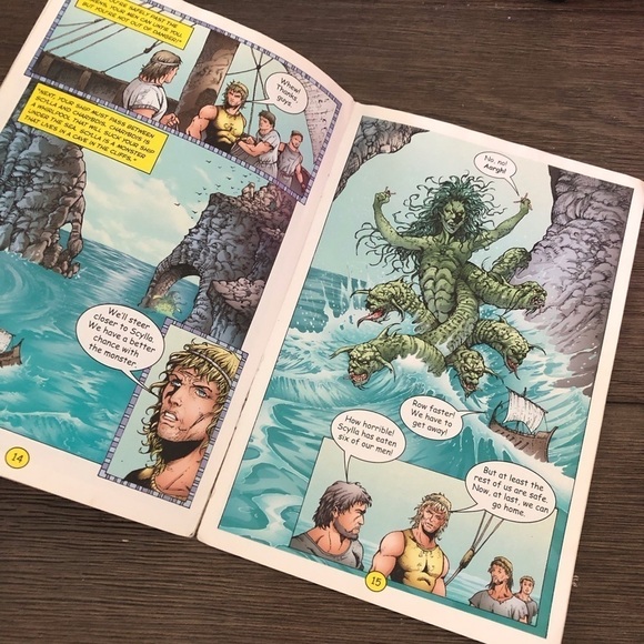 The Odyssey Graphic Novel paperback book Read180 stage C - Picture 2 of 3